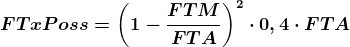 \boldsymbol{FTxPoss=\left ( 1-\frac{FTM}{FTA} \right )^{2}\cdot 0,4\cdot FTA}